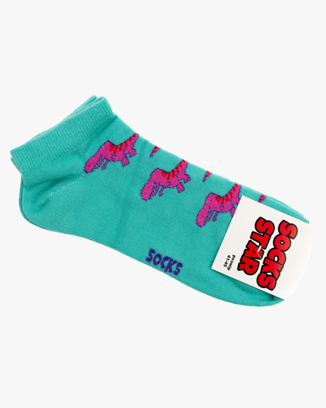 Шкарпетки "Dino" короткі, бiрюзові