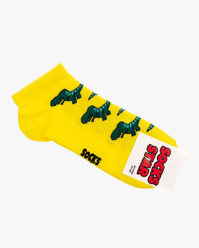 Шкарпетки "Dino" короткі, жовті