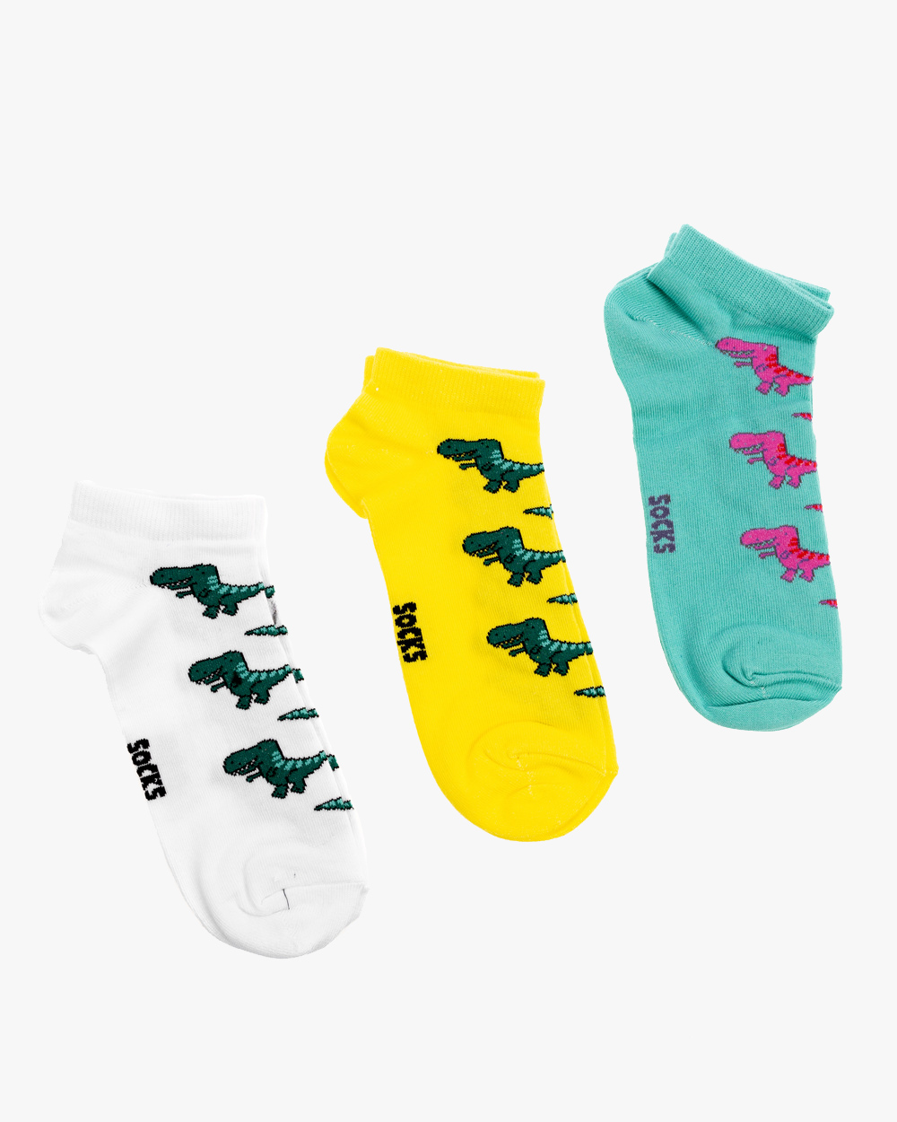 Шкарпетки "Dino" короткі, жовті